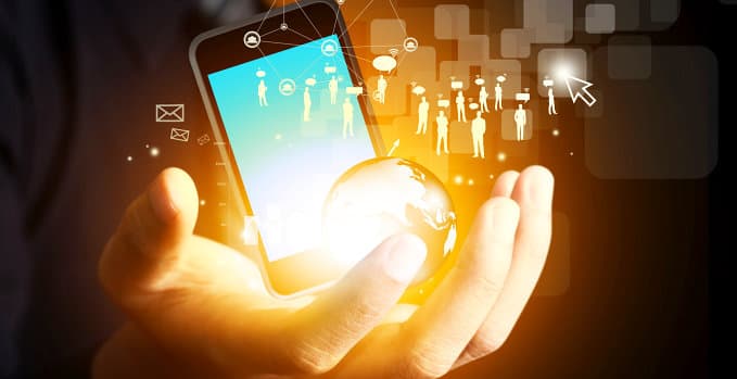 Technology and business concept